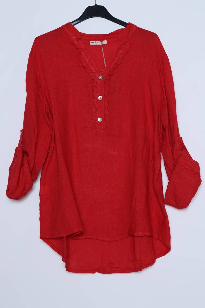 LÉA & LUC – wholesale Blus - Dam – Blus i 100 % linne REF. 664963