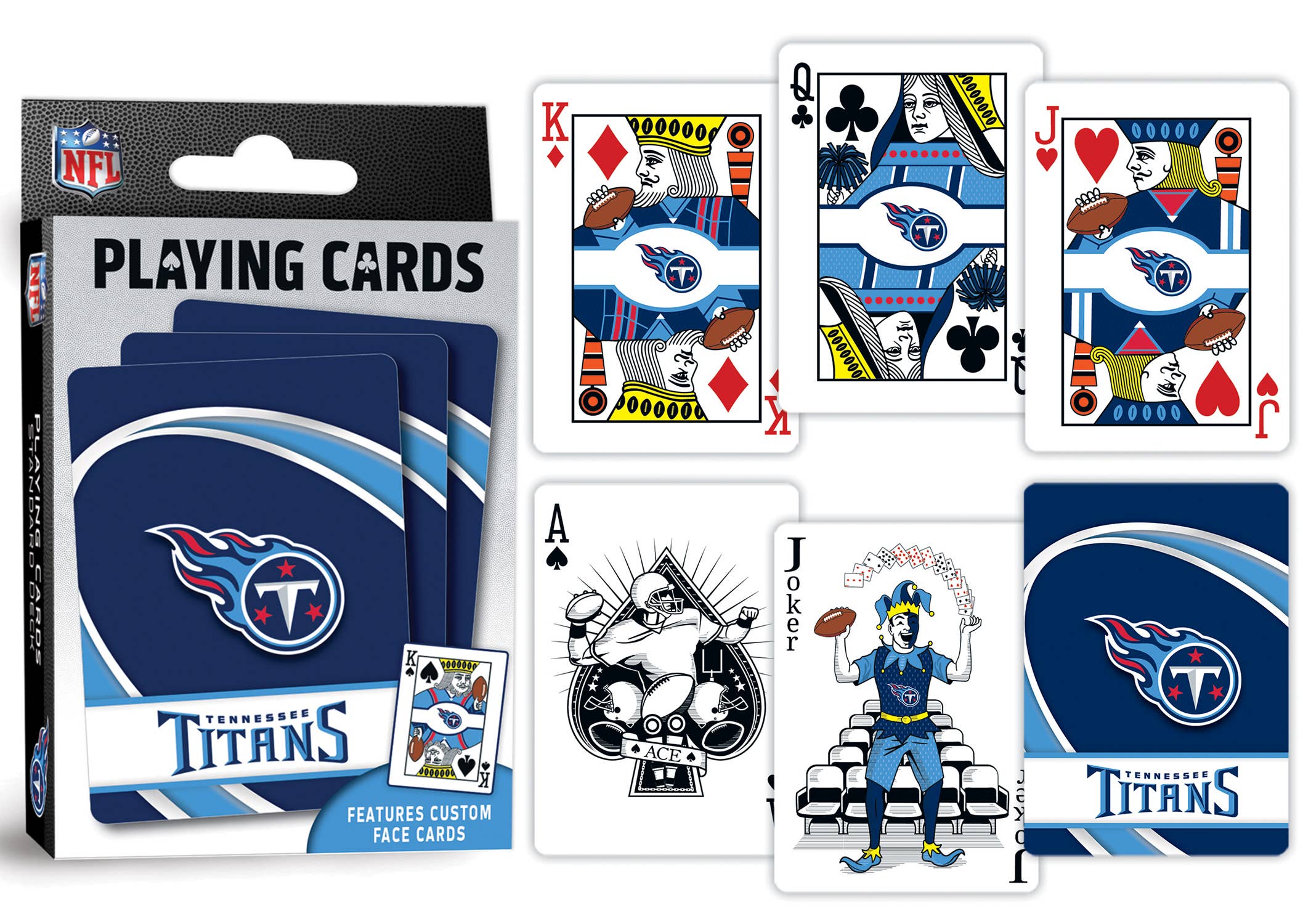 Masterpieces Puzzles - Vente Jeu de cartes - Cartes à jouer des Titans du Tennessee2