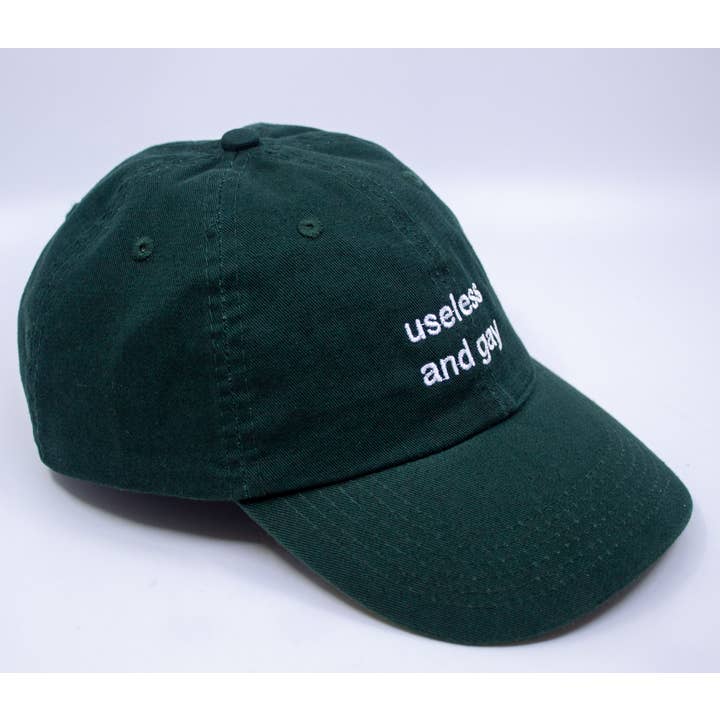Standard Goods - Wholesale Baseball Cap - Unisex - Useless and Gay Embroidered Hat2