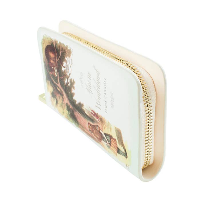 Well Read Company - Wholesale Wallet - Women's - Alice Turquoise Book Zip Around Purse