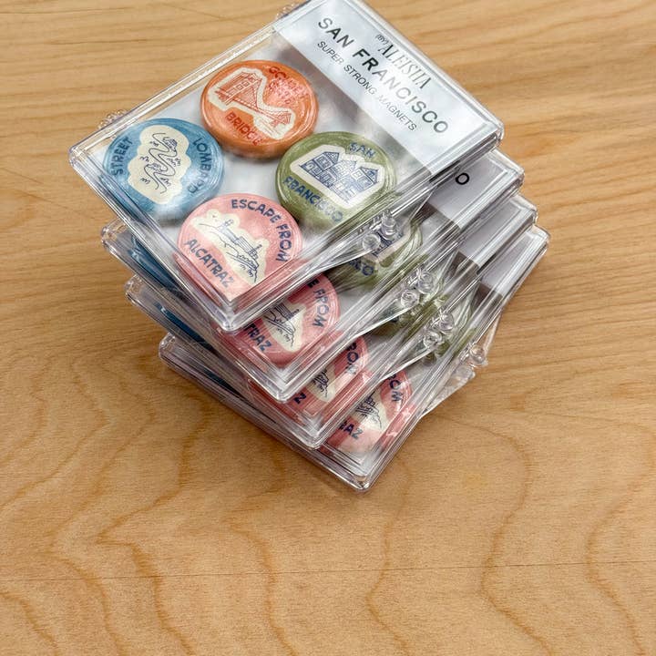 By Aleisha - Wholesale Magnet - San Francisco Icons Magnet Set3