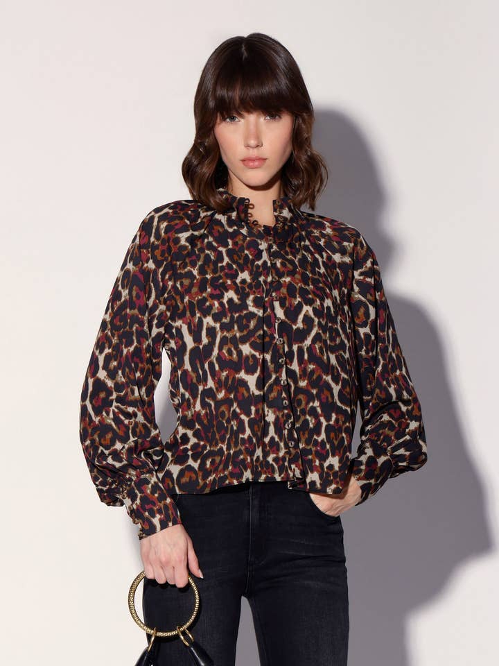Deja Top, Amour Leopard for engroshandel hos Walter Baker
