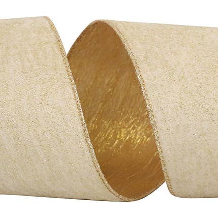 Bord filaire en velours à paillettes écrasé métallisé à revers brillant pour la vente par RELIANT RIBBON