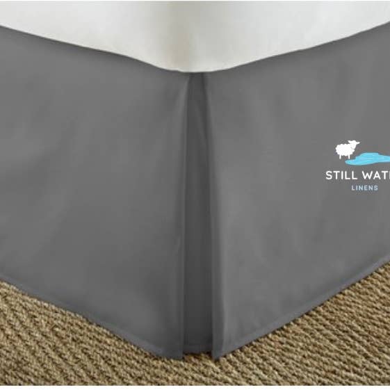 Still Water Linens - Wholesale Bedskirt - Pleated Solid Bed Skirt
4