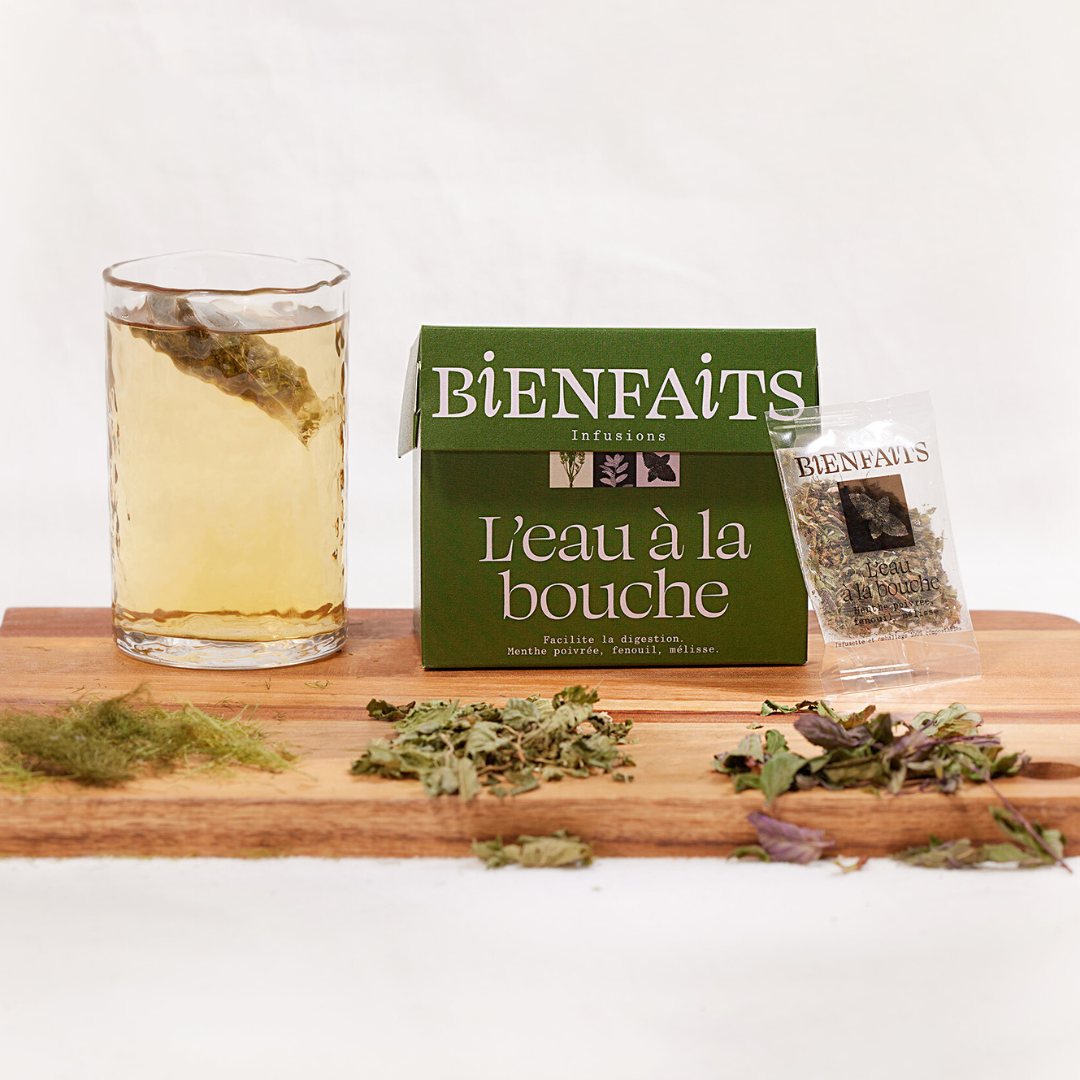 Bienfaits Infusions - Wholesale Health/Detox Tea - Mouth water facilitates digestion3