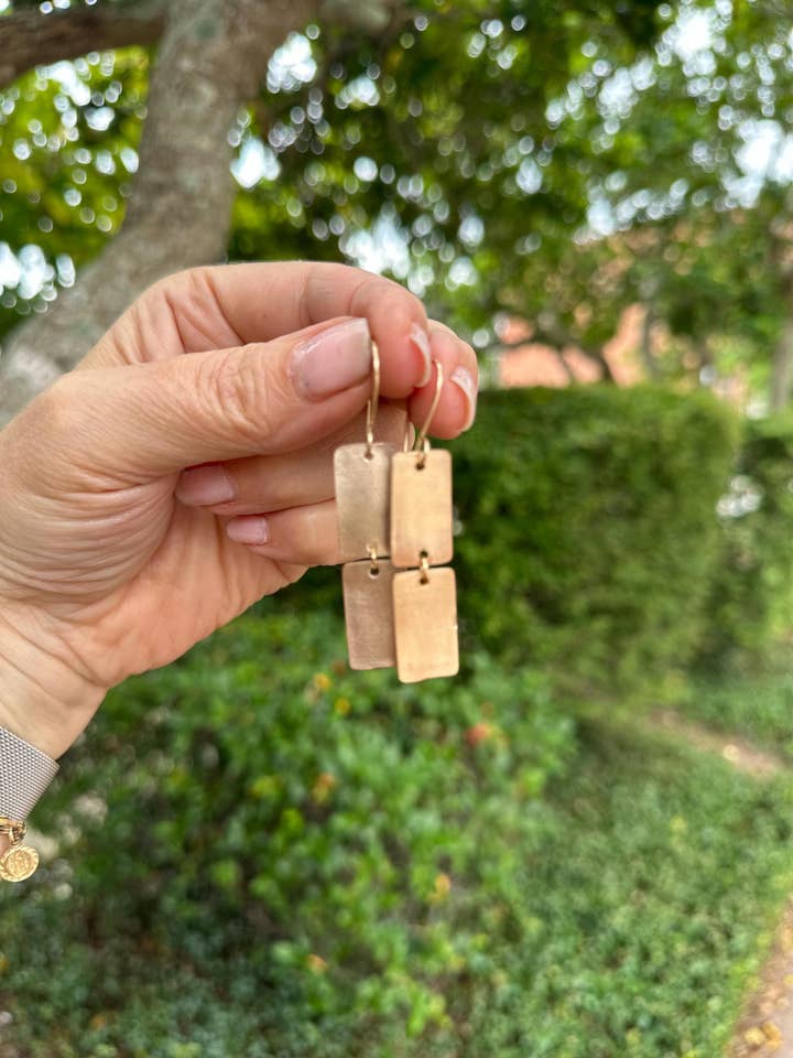 Rectangle Boho Earrings for wholesale by Adorn