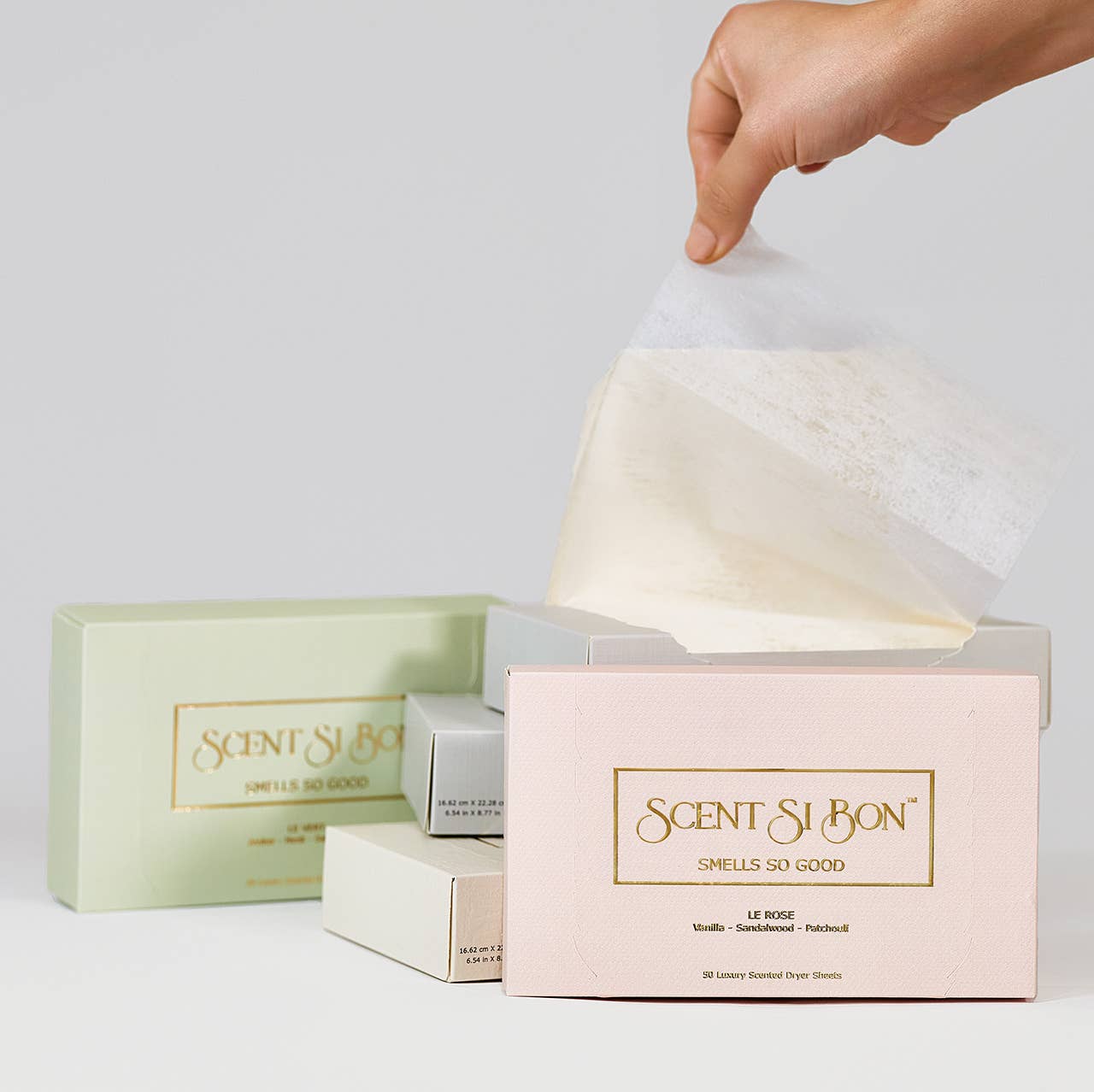 Scent Si Bon®️ - Wholesale Dryer Sheets - Scent Si Bon Le Beige Luxury Scented Dryer Sheets – 50 Count2