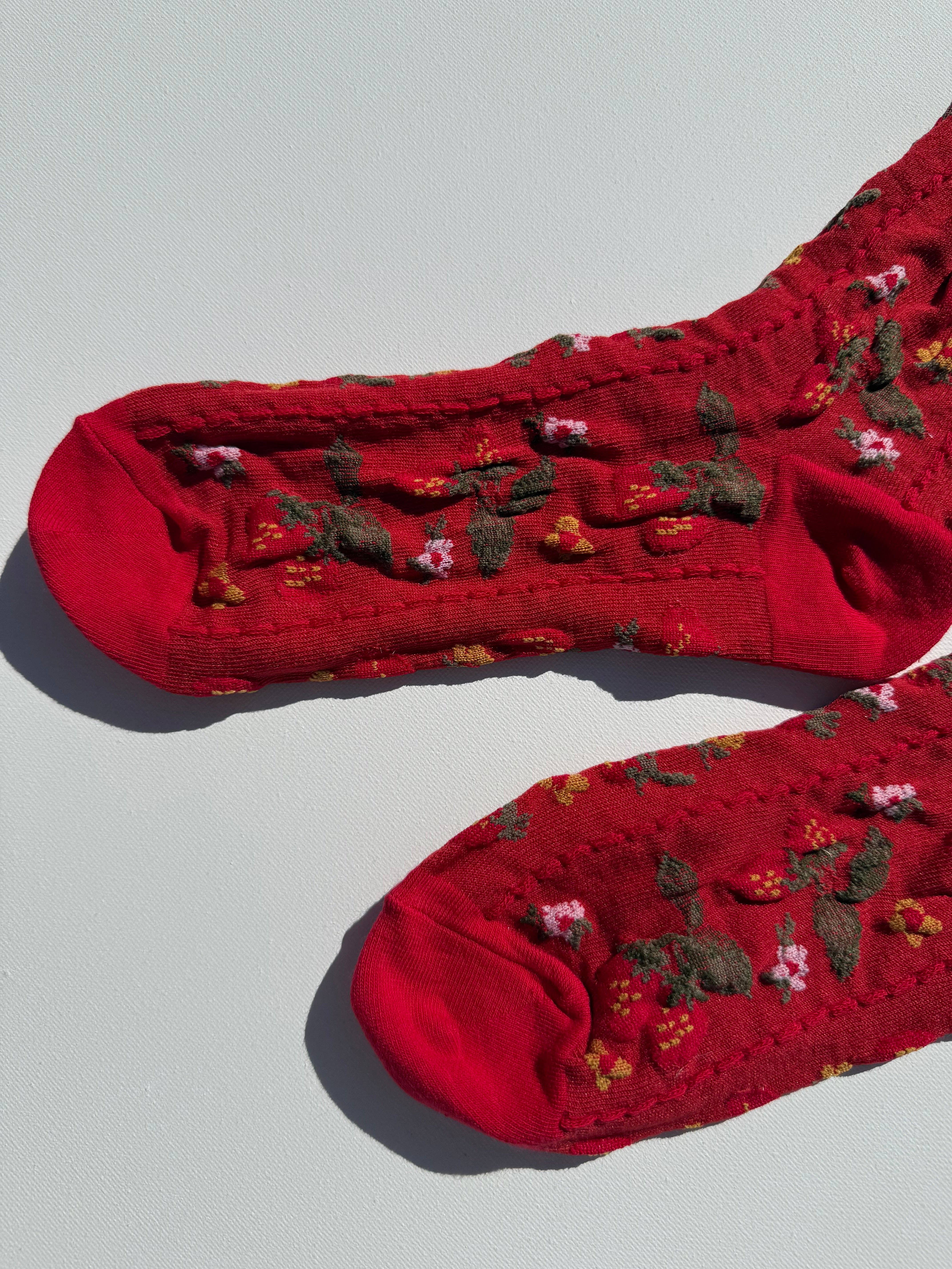 Billy Bamboo - Wholesale Socks – Women's - STRAWBERRIES SOCKS18