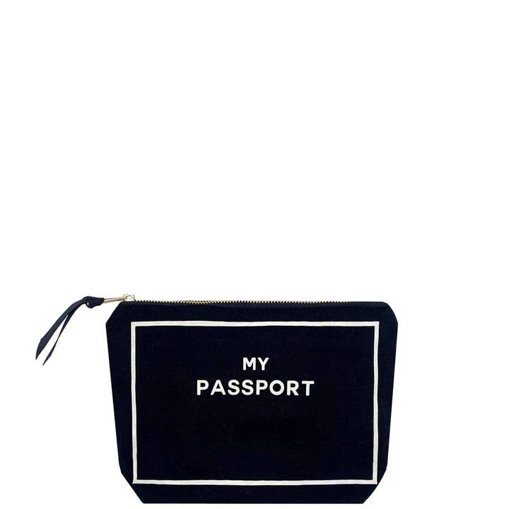 Passport Pouch, Black for wholesale by Bag-All
