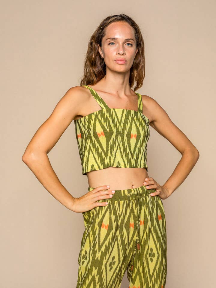 Solarium pants. Handwoven for wholesale by Zenwa