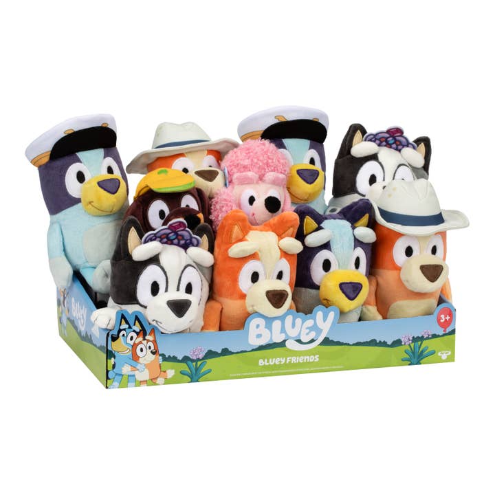 Toysmith - Wholesale Toy Set - Kids - Moose Toys Bluey Friends Mini Plush