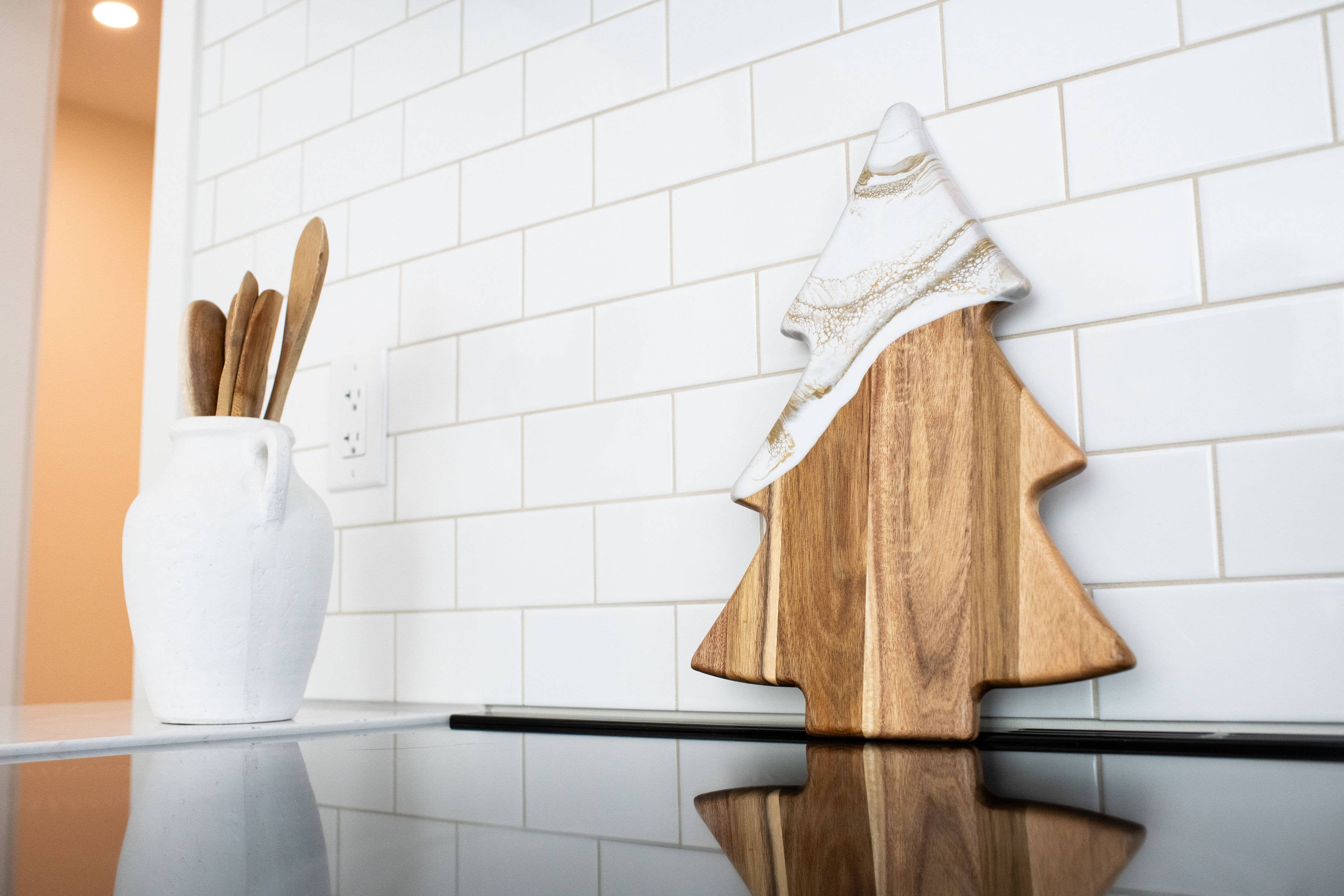 Lynn & Liana Designs - Wholesale Cheese Board - Christmas Tree Resin Charcuterie Board - NO TARIFFS!0