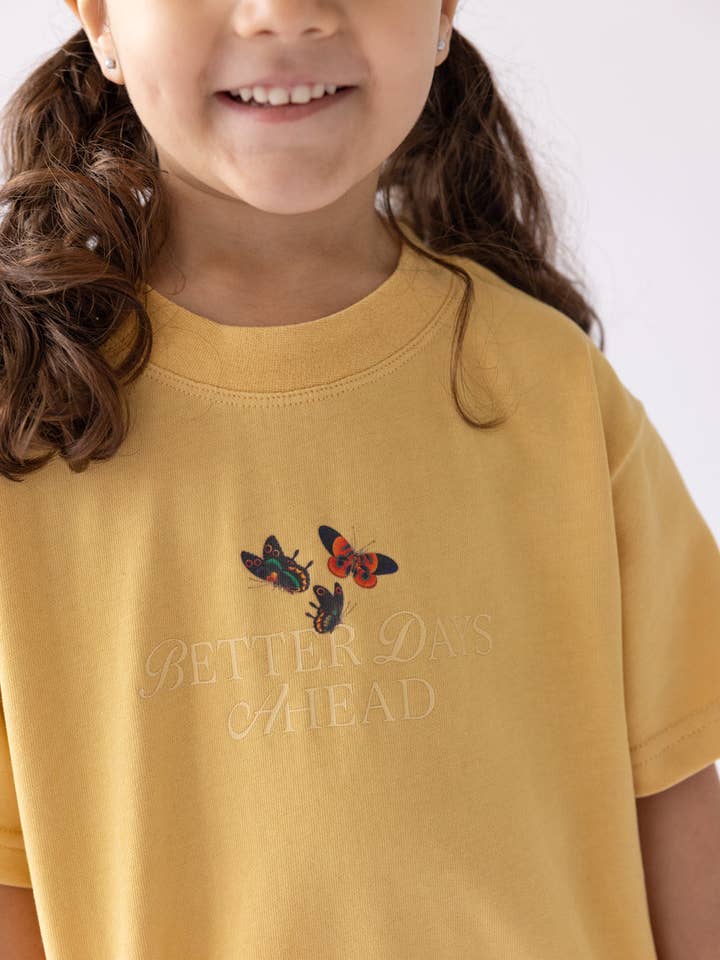 Bättre dagar fjäril barntröja för wholesale av Elevated Faith