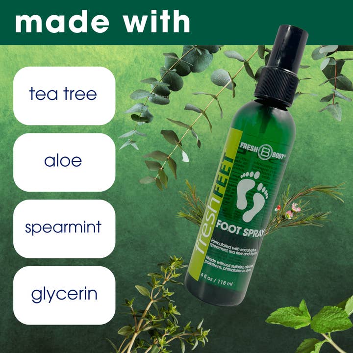 Fresh Body - Wholesale Foot Powder/Freshener - Fresh Feet Foot Spray
