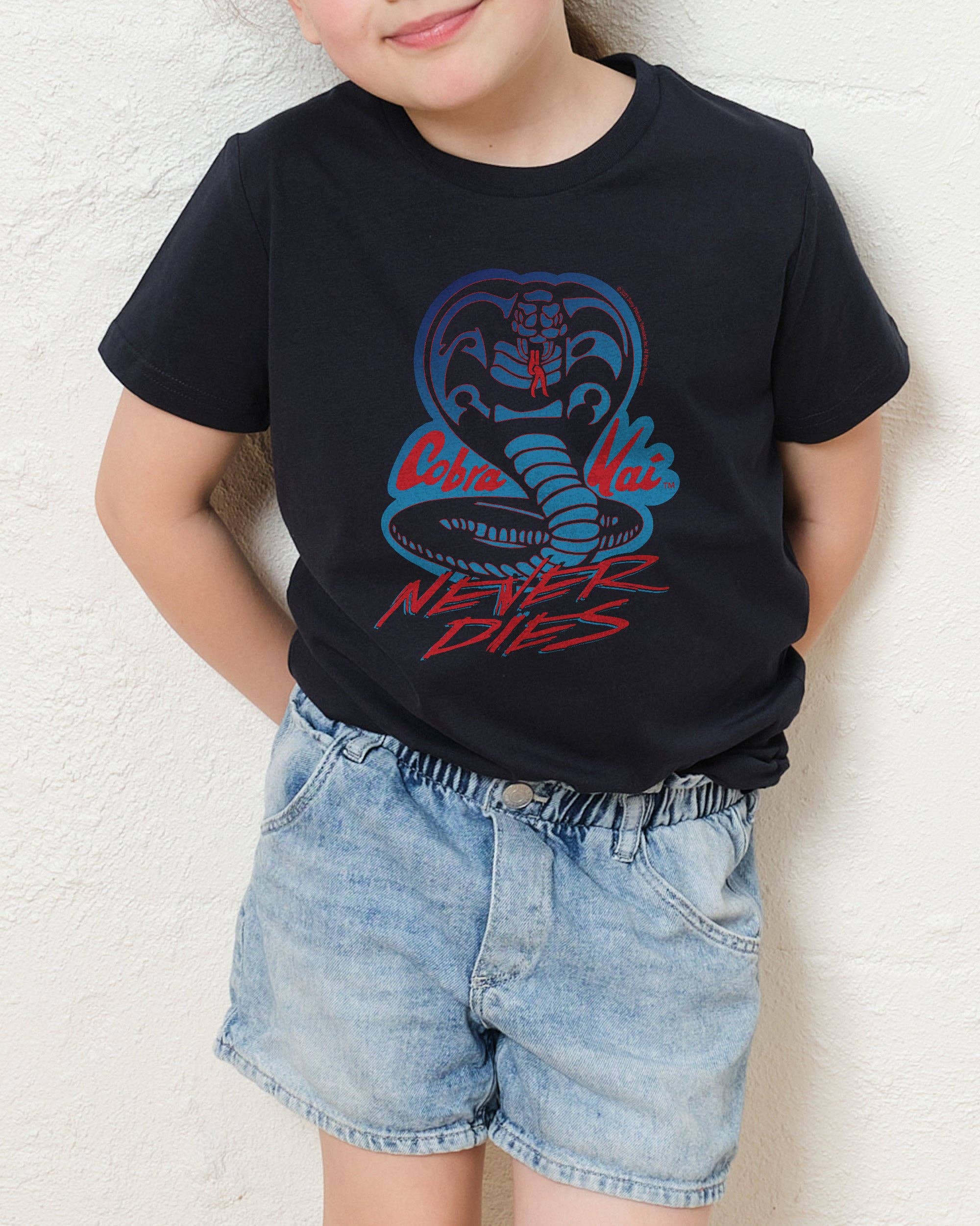 Threadheads - Wholesale T-shirt met zeefdruk - Kinderen - Cobra Kai Never Dies T-shirt voor kinderen1