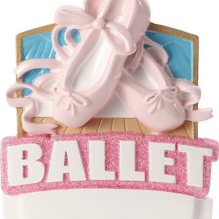 Ballet Shield Personalized Ornament for wholesale by PolarX Ornaments