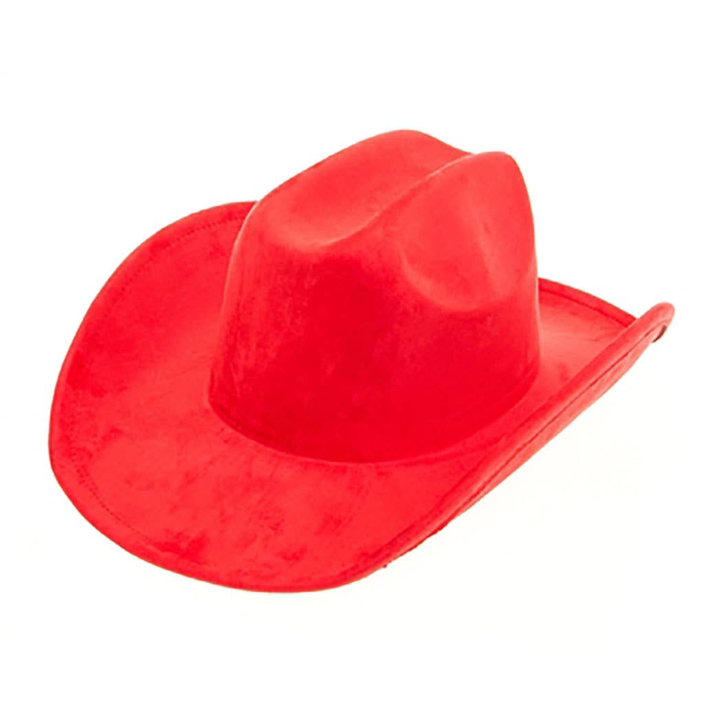 AdornWise - Wholesale Cowboy Hat - Unisex - Vegan Suede Western Cattleman Hat14
