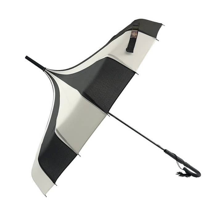 Soake - Wholesale Umbrella - Women's - Boutique CLASSIC Pagoda Umbrella Black and Cream7