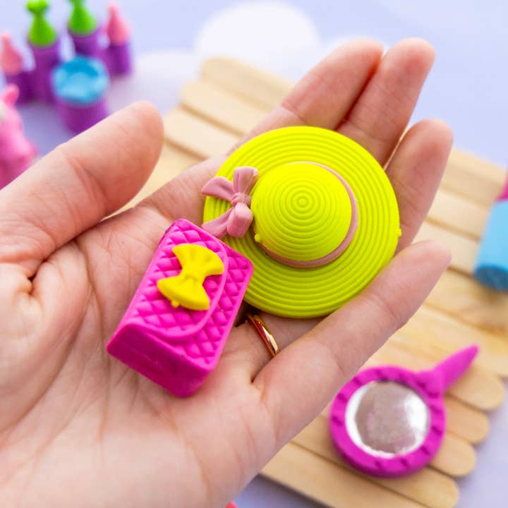Luna Office Supply - Everyday Essential – wholesale Eraser – Child – Princess Bash 3D Eraser Sets4