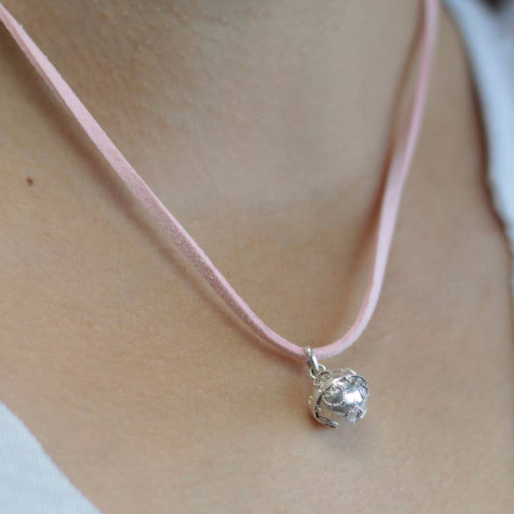 Saball-13 - Silver Ängel Klocka - Kärlek - 12mm för wholesale av AWGifts Europe