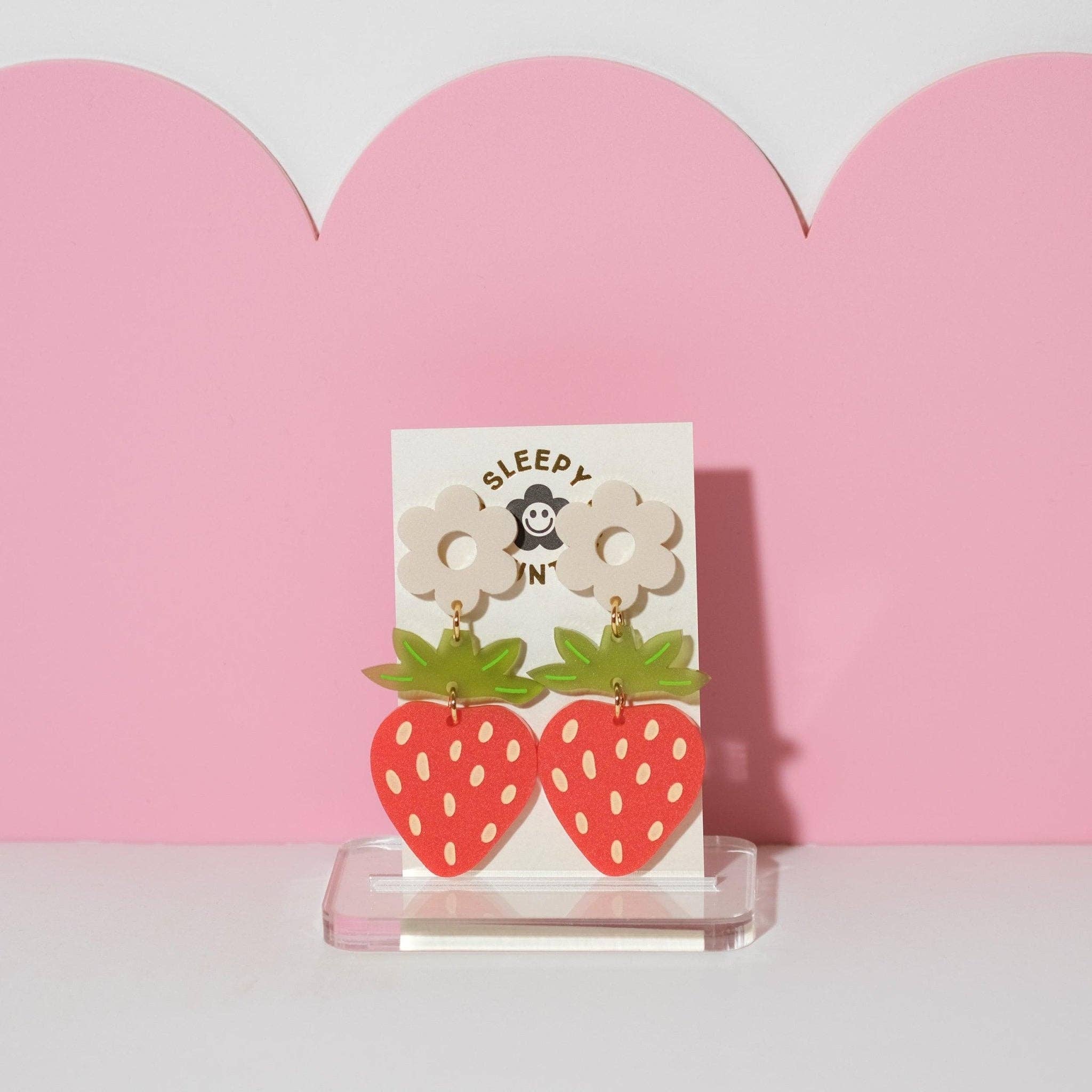 Sleepy Mountain - Vendita all'ingrosso Orecchini pendenti - Orecchini pendenti fragola5