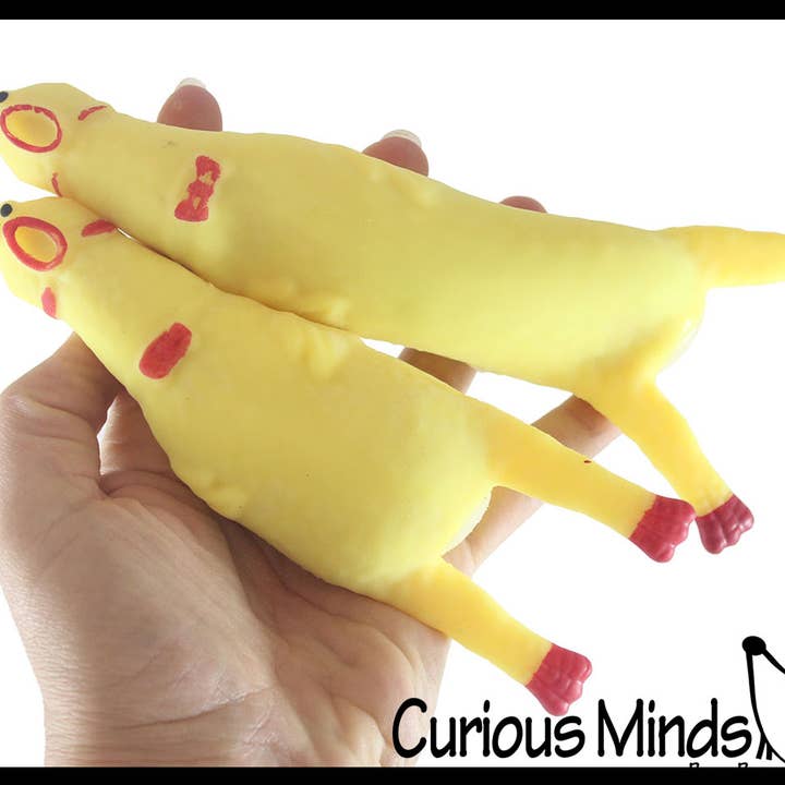 Curious Minds Toys - Wholesale Squishy Toy - Kids & Baby - 1 Chicken Sand Filled Squishy - Rubber Chicken Moldable Sens3