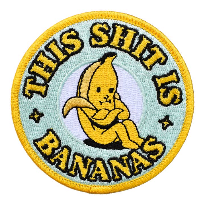 This is Bananas (Iron-On Patch) for wholesale by Retrograde Supply Co.