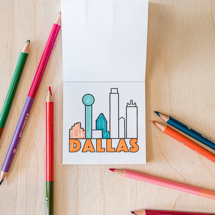 A Brighter Year - Wholesale Coloring Book - Adult - Tiny Texas Themed Illustrations Mini Coloring Book for Adult13