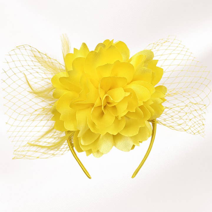Sensibling Corp. - Wholesale Fascinator Hat - Women's - Flower Veil Fascinator / Headband