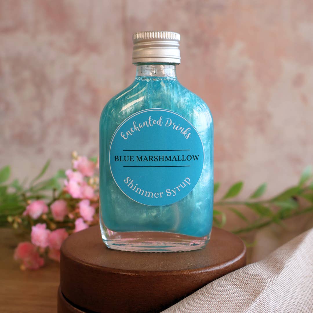 Enchanted Drinks - Wholesale Cocktail mix/syrup - Blue Marshmallow Shimmer Syrup