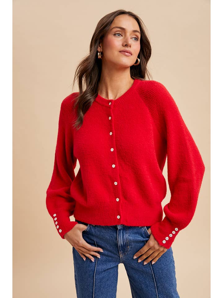 In Loom - Wholesale Cardigan - Dames - GEBREIDE VEST MET VAGE RIBBELSTRUCTUUR16