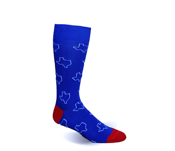 ELL & Atty - Wholesale Socks - Men's - Texas Outline0