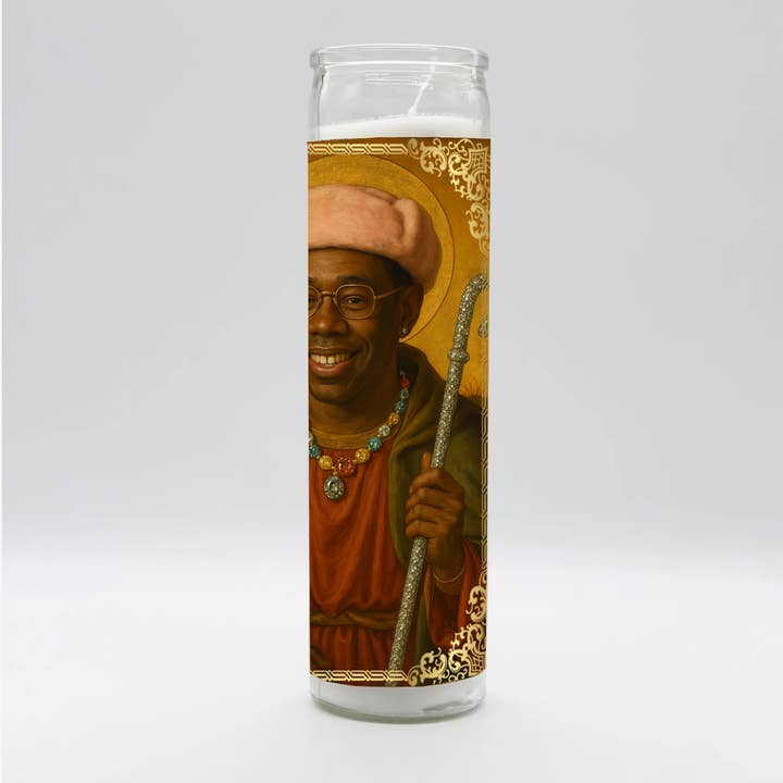 BOBBYK - Wholesale Pillar Candle - Saint Tyler Renaissance Candle1