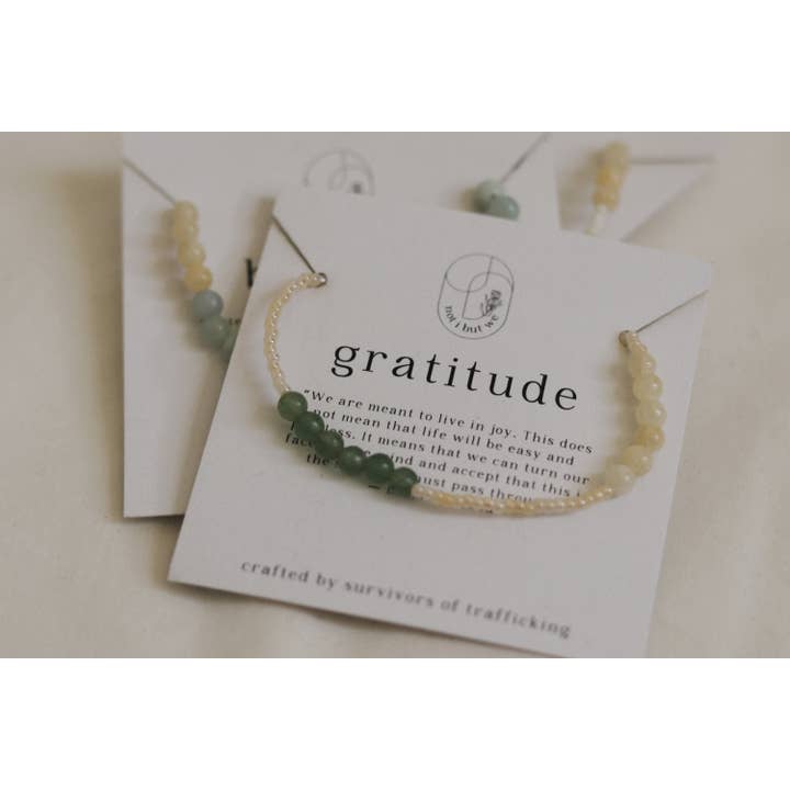 Not I But We - Wholesale Beaded Bracelet - Gratitude Mindfulness Bracelet | Gemstone Intention Bracelet6