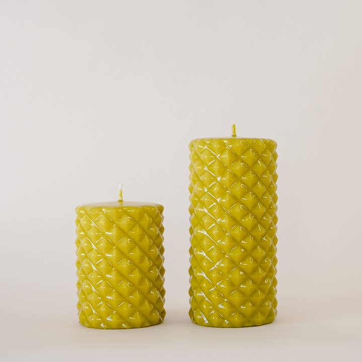 Manulena - Wholesale Pillar Candle - PILLAR CANDLE TROPICAL - LIME (LARGE)1