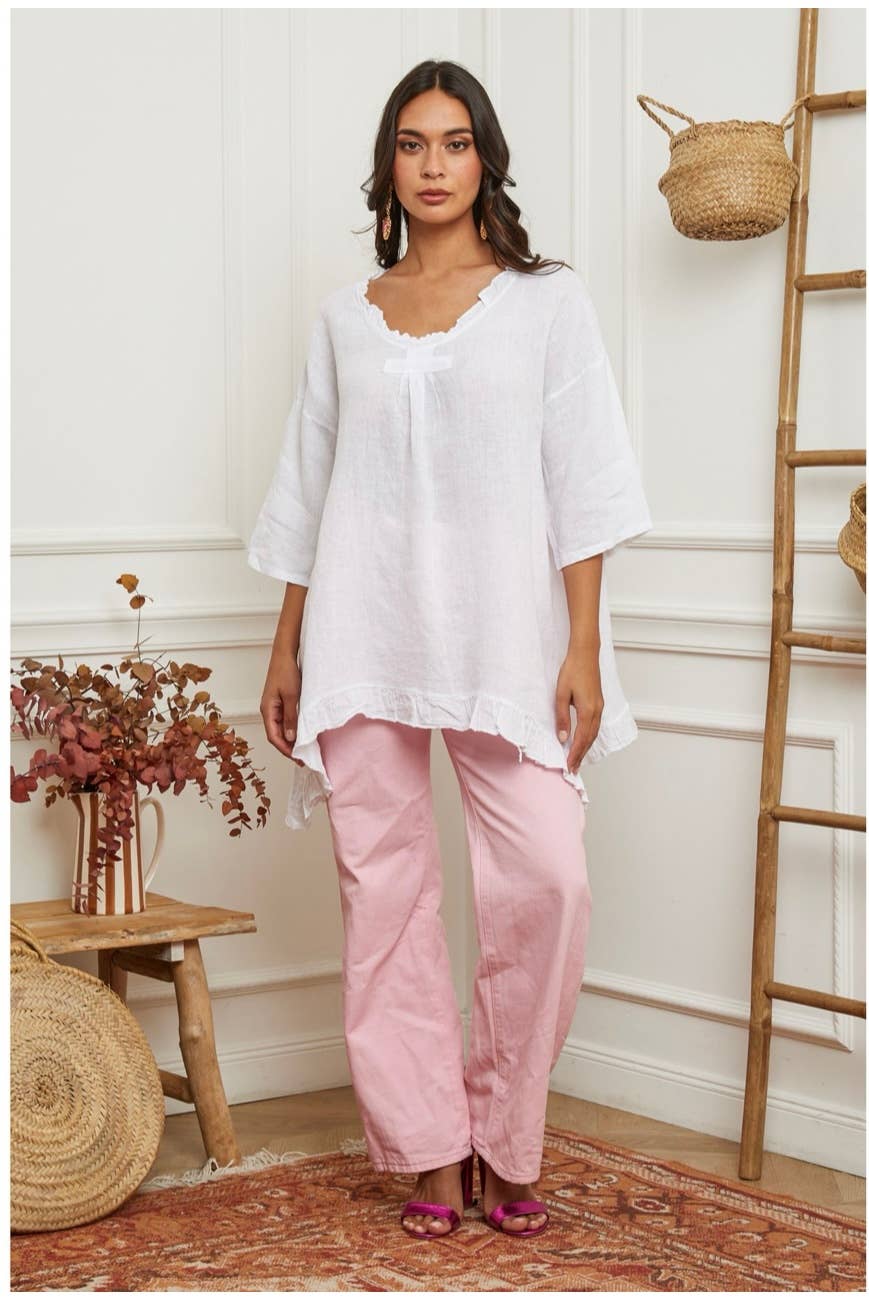 LÉA & LUC - Wholesale Tunic - Women's - 100% Linen Tunic REF.1076847