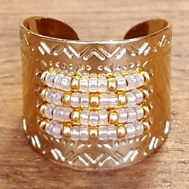 Gouden lichtring Icate XL voor wholesale door C'cedille