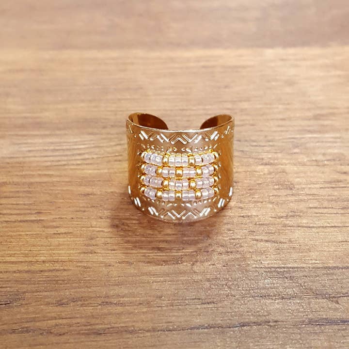 C'cedille – wholesale Cocktail/Statement Ring – Icate XL Guld Ljusring