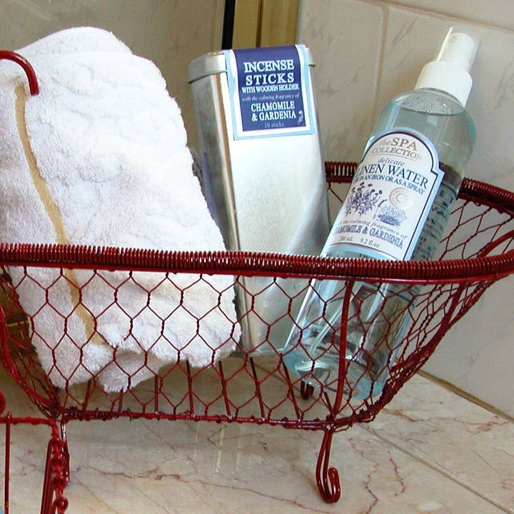 Home Kreation by KK dba Kraft Klub – Objeto de mesa decorativo por atacado – TUBUBO ARIO VERMELHO HANDO 11"Lx6"Wx8"H3