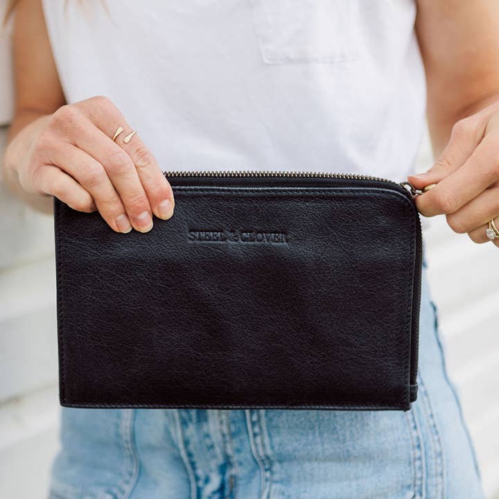 Steel & Clover - Wholesale Wallet - Women's - Goodwin Slim Line Leather Wallet