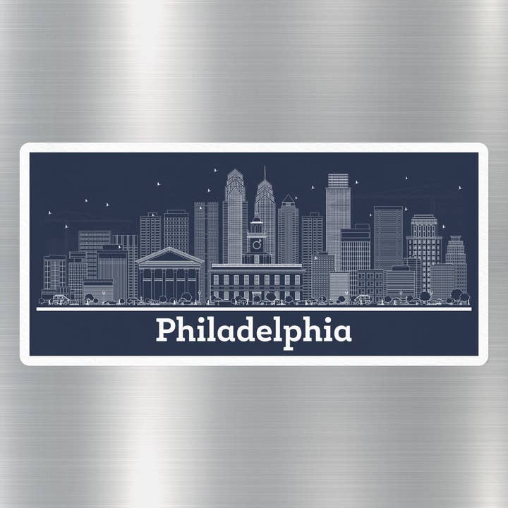 Philadelphia Travel Sticker for wholesale by GraffMerch.com
