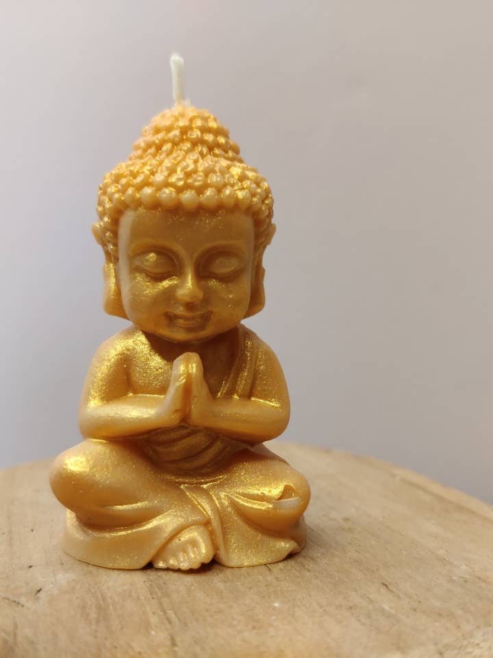 Buddha mini molded candle for wholesale by m&f cocoon