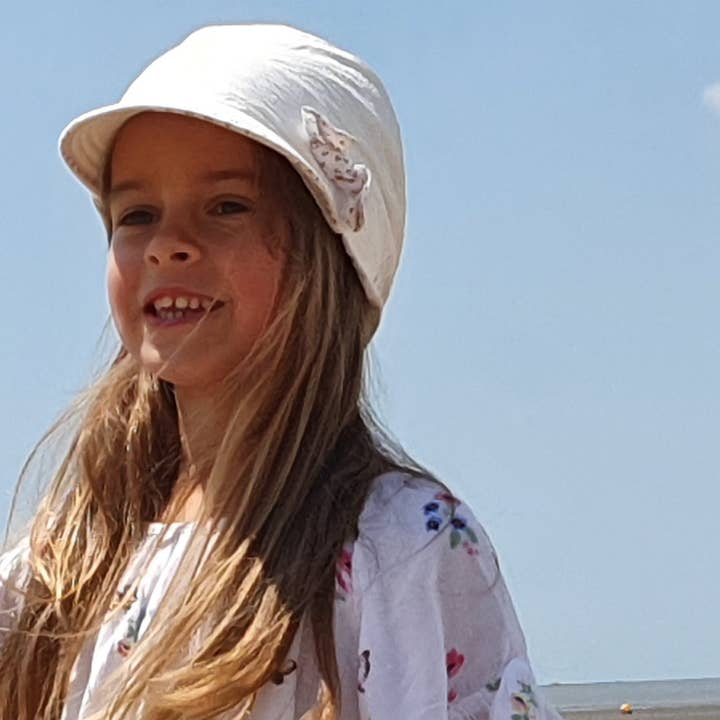 Cappellino anti-UV UPF 50+ Bambina - Lison per la vendita all'ingrosso da parte di SOWAY CHAPEAUX ET VETEMENTS ANTI-UV