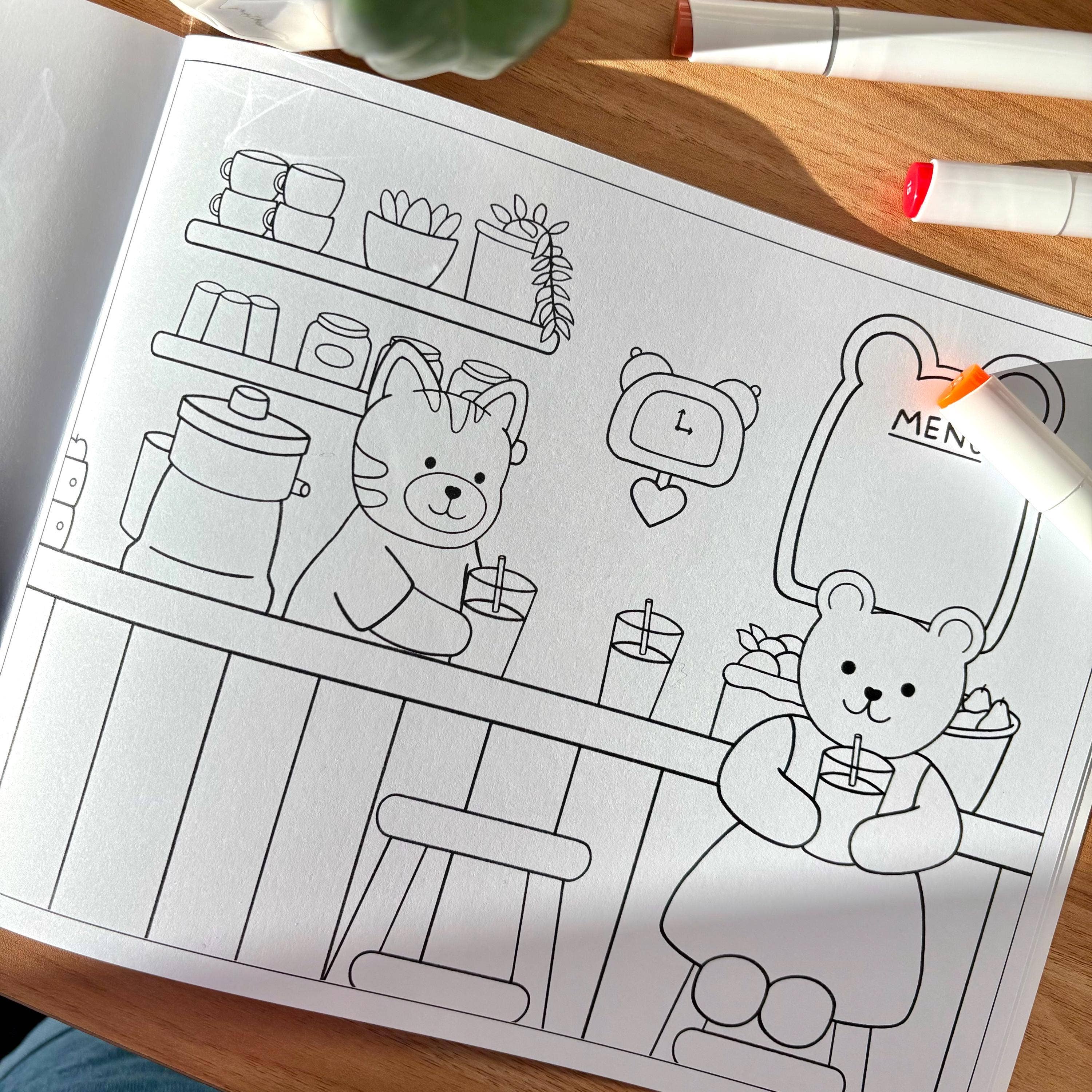 Drawn by Ang - Wholesale Coloring & Activity Book - Kids & Baby - Cozy Days Coloring Book for All Ages3