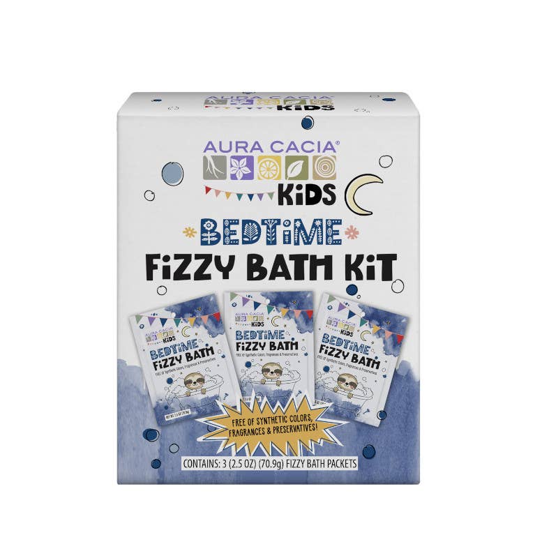 Aura Cacia - Wholesale Bath Bomb/Fizz - Kids Bedtime Fizzy Bath Kit With Essential Oils (3 Pack)