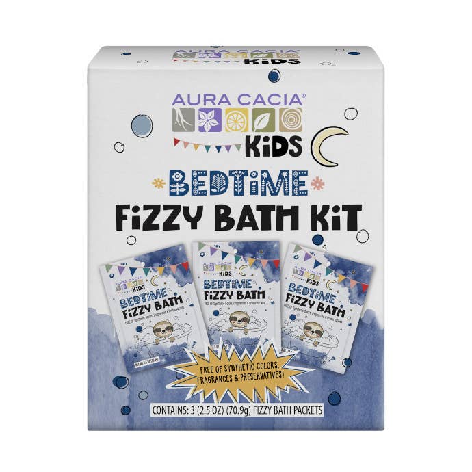 Aura Cacia - Wholesale Bath Bomb/Fizz - Kids Bedtime Fizzy Bath Kit With Essential Oils (3 Pack)0