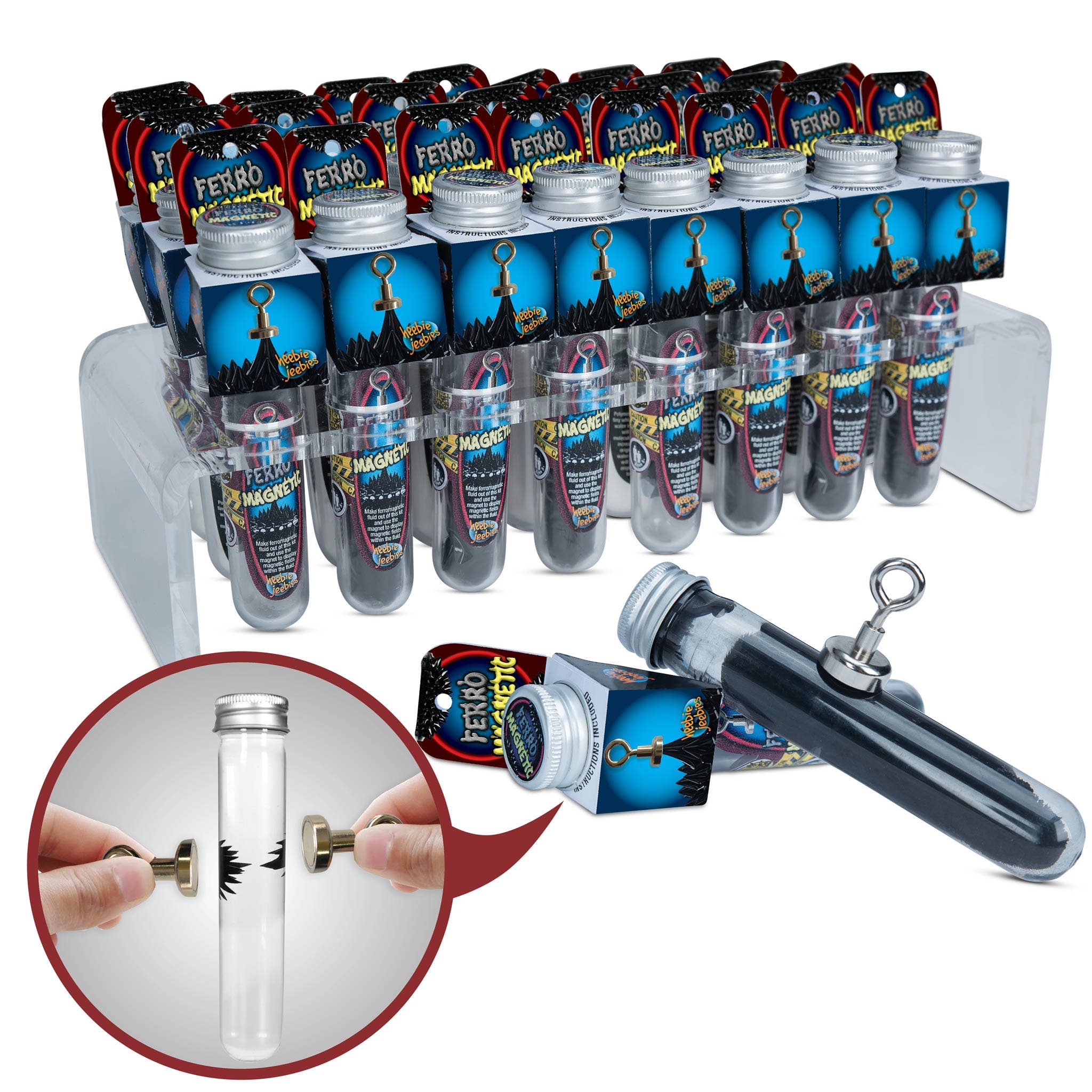 Heebie Jeebies - Wholesale Toy set – Kids - Ferromagnetic Test Tube Fluid DIY Ferro Fluid14