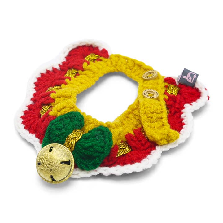 Dogo Pet - Wholesale Pet collar – Dog - Jingle Bell Crochet Collar Scarf2