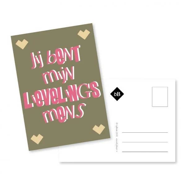 Biglietto Sei la Mia Persona Preferita! per la vendita all'ingrosso da parte di byBean