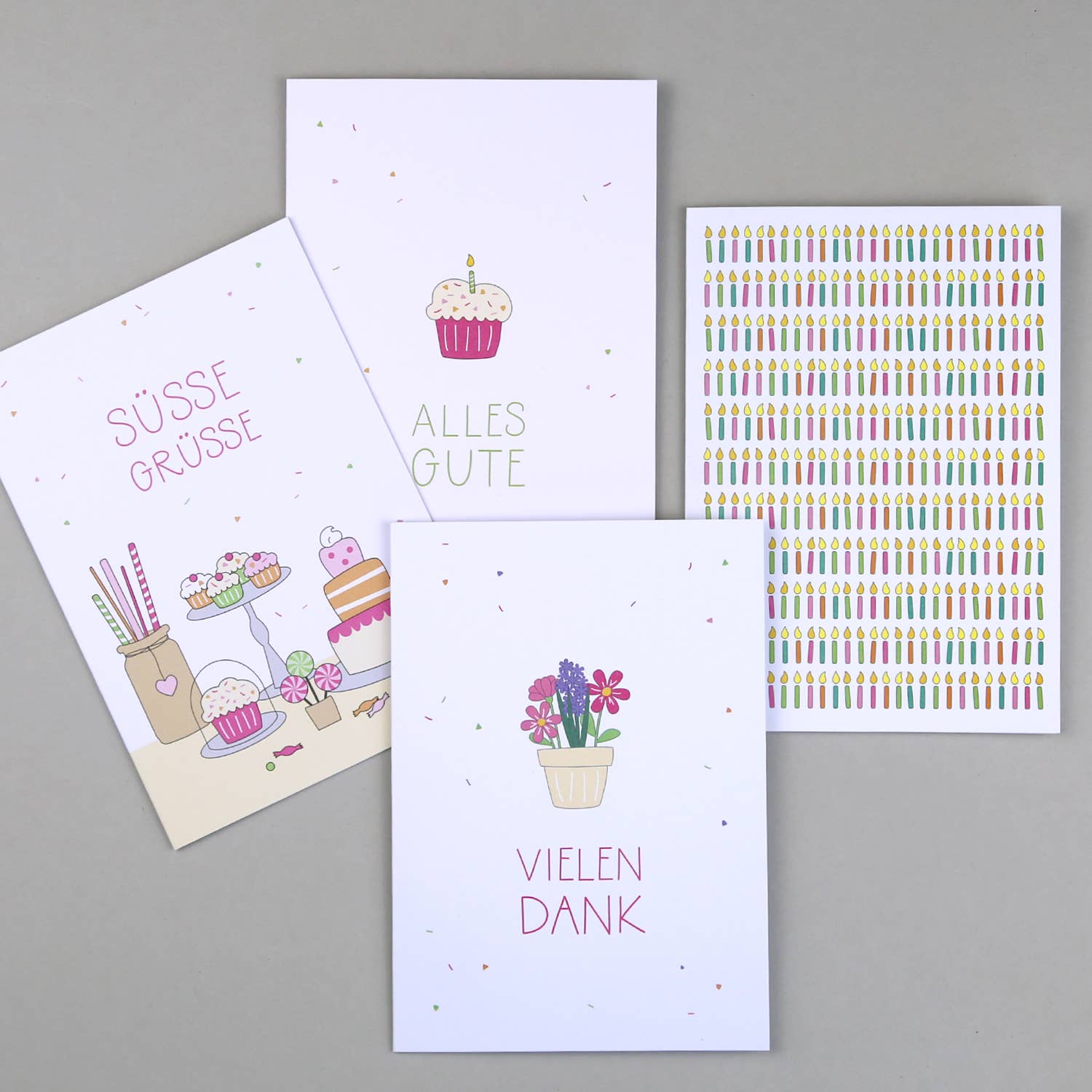 Kunst an Papier – Großhandel Geburtstagskarten – Geburtstagskarte Candy Bar Carla2